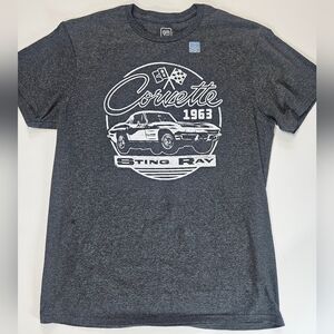 Chevy Corvette Mens T-shirt Large‎ Black Chevrolet Stingray Retro Graphic Tee